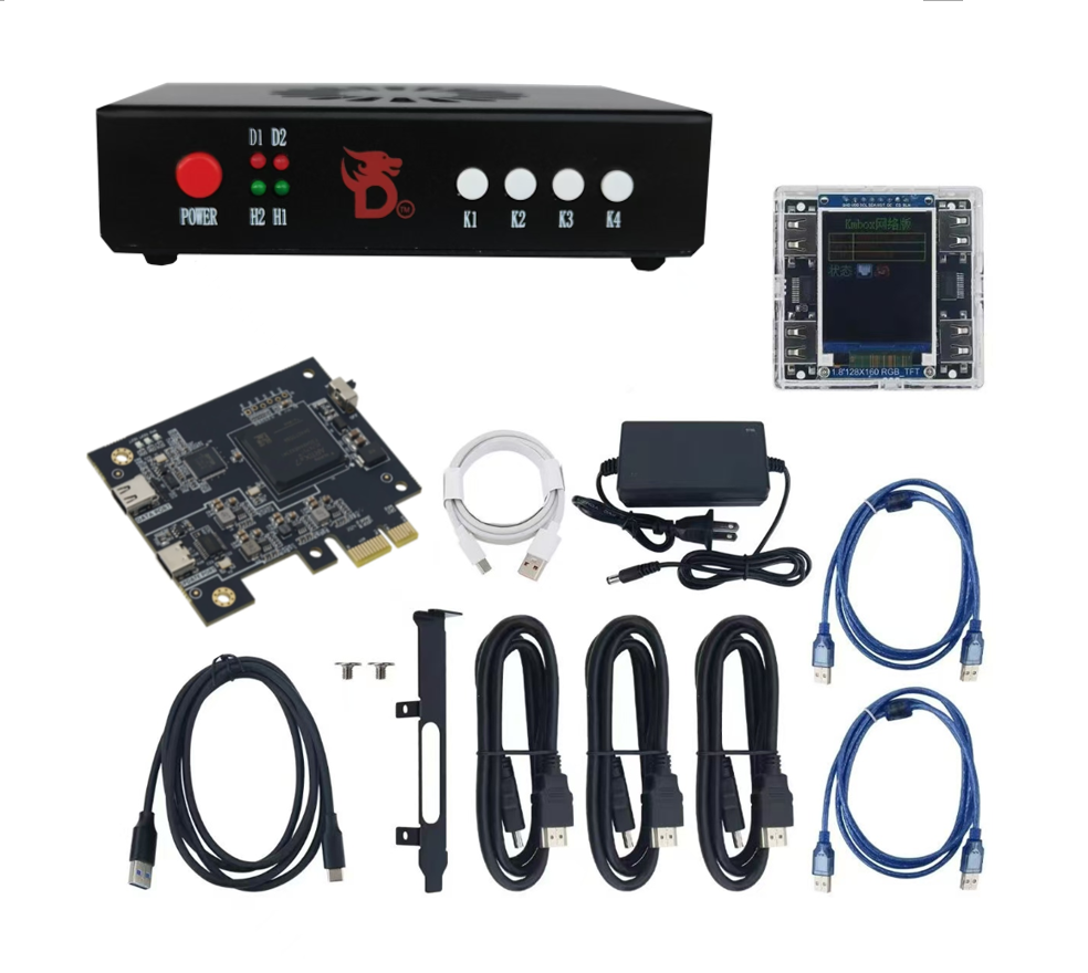 DMA Bundle / 06DP — DMA Card 75T + DICHEN Fuser + KMbox NET/ With DMA Hardware Connection Instructions