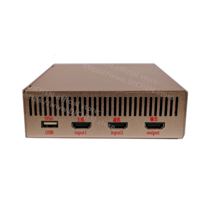 DICHEN DC500 4K Fuser HDMI 2.1 + DP 1.4 dual interface -Support 1920*1080P/480HZ，2560*1440P/ 320HZ，3840*2160P/ 160HZ